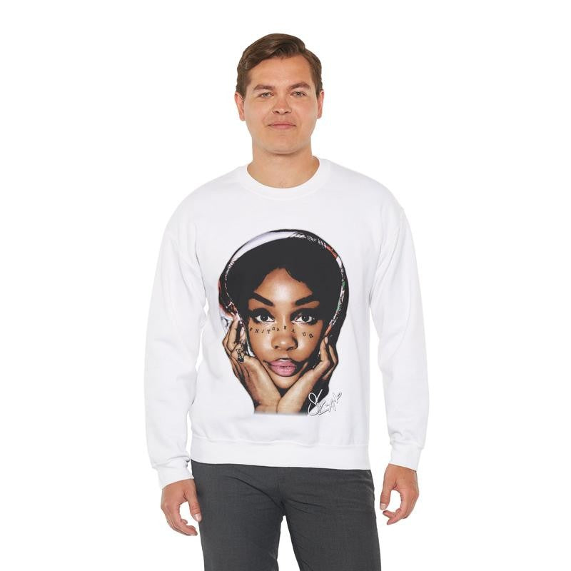 Pretty RNB Sweater HipHop Rap 90s Vibe Cute Aesthetic Adorable Sweatshirt Perfect Christmas Holiday Gift Crewneck Menswear