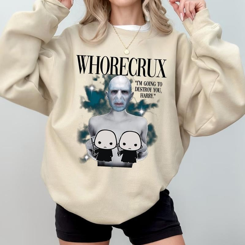 HP Volderm0rt Halloween Sweatshirt Hoodie Shirt Cotton Fit, Halloween T-Shirt