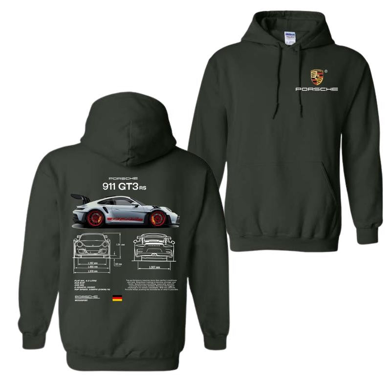 Porsche 911 GT3 RS Aesthetic Hoodie, Hoodies For Man And Women