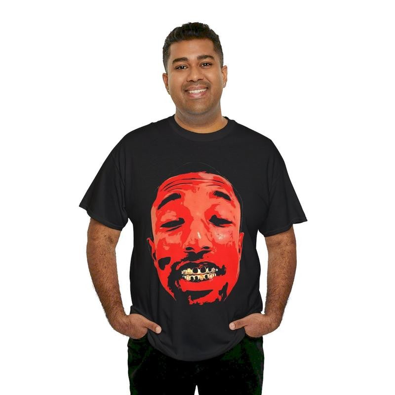 Pharrell Inspired Retro Vintage Grill Rap Y2k 90s Hip-Hop Vibes Heavy Cotton Graphic T-Shirt Tshirt Shirt HipHop RNB Tee Menswear Classic Top Streetwear Casual Comfy Day Oversized