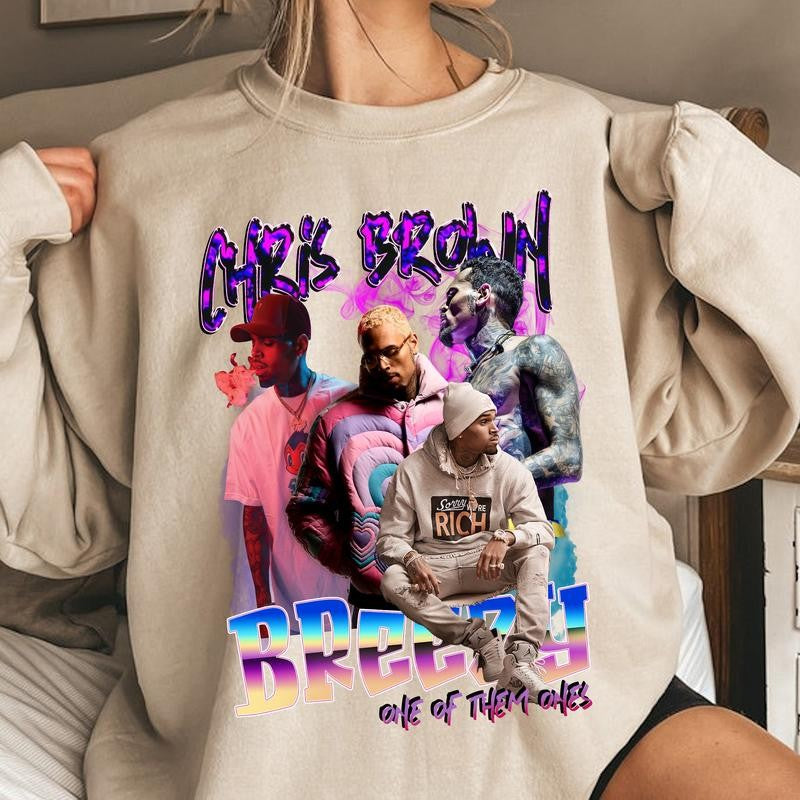 Retro Chr1s Br0wn Hip Hop Music Concert Shirt