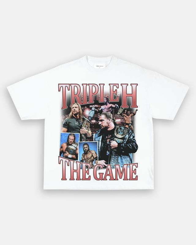 TRIPLE H TEE, Wrestling Graphic Tee, Sports T-shirt, Athlete Shirt, Wrestling Gift, Fitness Tee Crewneck Clothing Streetwear