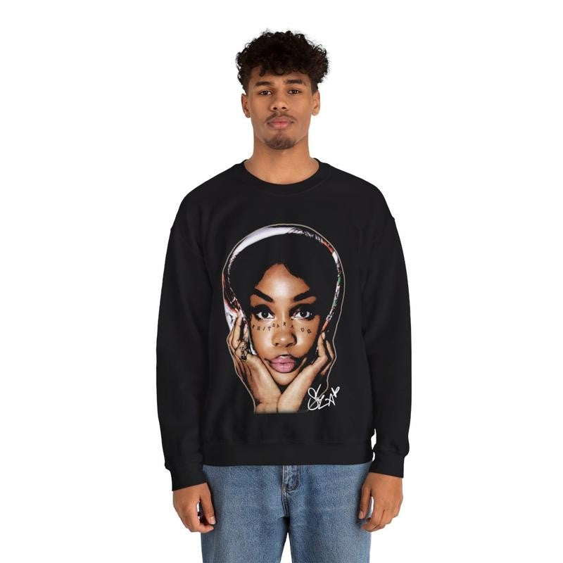 Pretty RNB Sweater HipHop Rap 90s Vibe Cute Aesthetic Adorable Sweatshirt Perfect Christmas Holiday Gift Crewneck Menswear