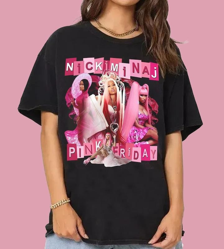 Limited Nick1 M1naj Vintage Shirt,Retro P1nk Fr1day Shirt