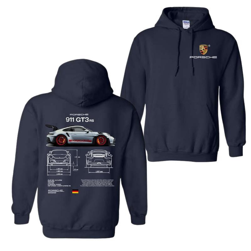 Porsche 911 GT3 RS Aesthetic Hoodie, Hoodies For Man And Women