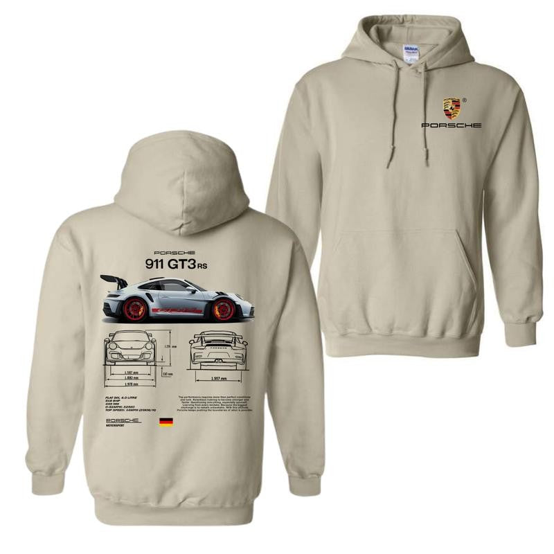 Porsche 911 GT3 RS Aesthetic Hoodie, Hoodies For Man And Women