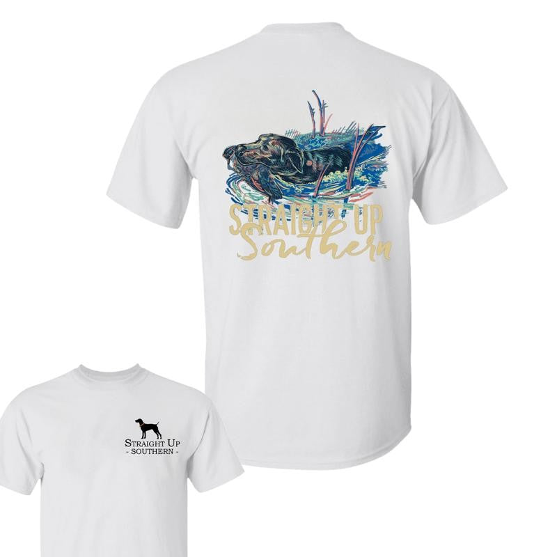 Swimming Lab T-shirt- Summer Outfits, Regular Fit Short Sleeve Crew Neck T-Shirt for Men, Casual Comfy Knitting Top for Summer