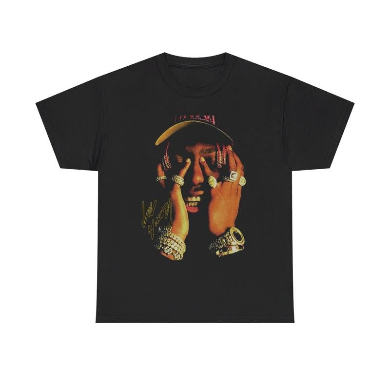 Hard Rap Inspired Vintage Graphic Tee Hip Hop 90s Styled Shirt Menswear Box Fit TShirt  Cotton Casual Top Smooth Streetwear Underwear Classic T-Shirt
