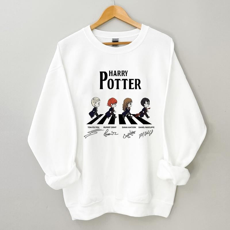 HP Actors Sweatshirt Hoodie Shirt, gift for fan Cotton Menswear Relaxed Fit Sweaters Tee