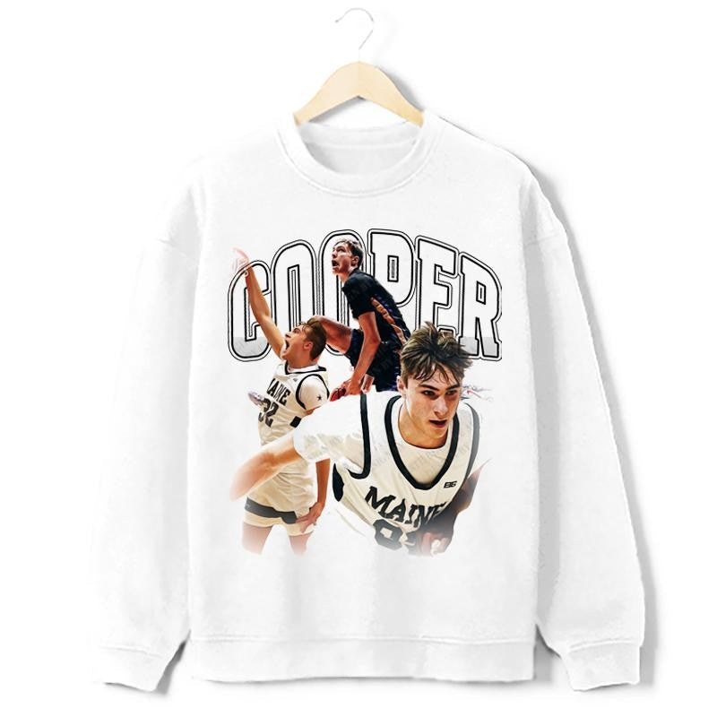 Cooper Flagg Coop Vintage Style Basketball 90's Graphic Design T-Shirt Crewneck Cotton