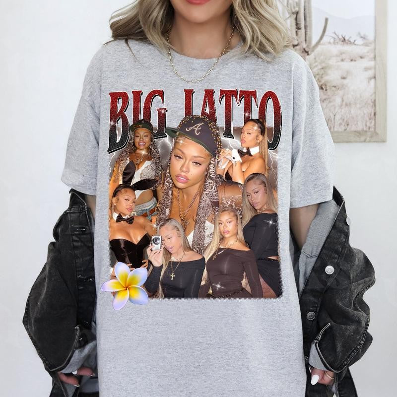 90s Style Concert Music Shirt - Retro Concert Music Shirt Fabric Fit Oversized Top