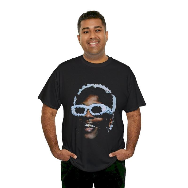 Young Thug Inspired Vintage Graphic Tee Casual Cotton Menswear Top Classic Smooth Underwear Tshirt Man Streetwear Crewneck Shortsleeve Thugger Thugga Free Slime Tee