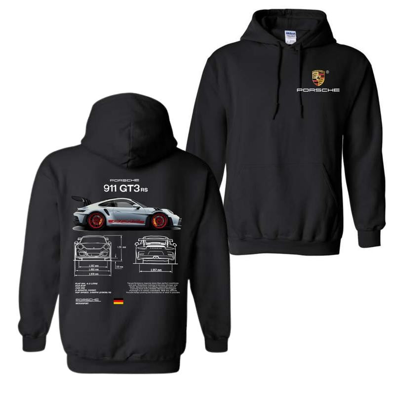 Porsche 911 GT3 RS Aesthetic Hoodie, Hoodies For Man And Women