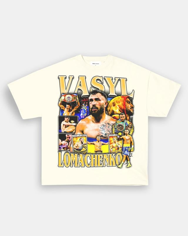 LOMACHENKO TEE, Boxing T-shirt, Boxer Tee, Sports Shirt, Athletic Tee, Fitness Gift, Workout T-shirt Menswear Streetwear Crewneck Clothing