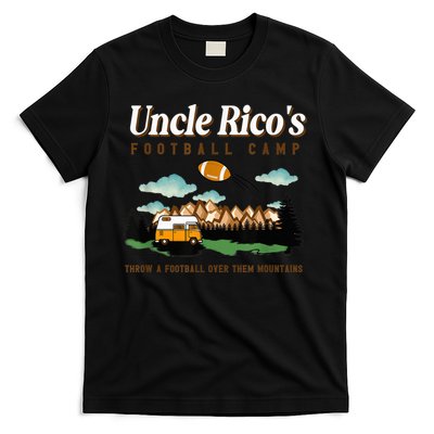 Uncle Rico's Football Camp Throw A Football Over Them T-Shirt