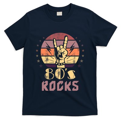 Vintage 80S Rock Bands Eighties 80s Party Retro Music Band T-Shirt