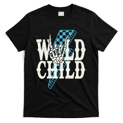 Wild Child Rock And Roll Lightning Bolt T-Shirt