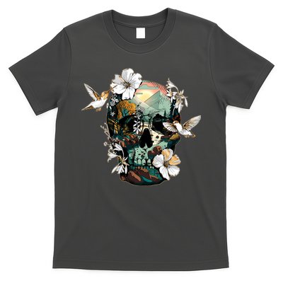Wilderness Nature Lover Skull T-Shirt