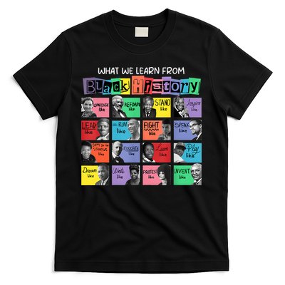 What We Learn From Black History T-Shirt