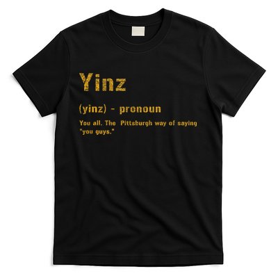 Yinz Pittsburgh 412 Steel City Yinzers Pittsburghese T-Shirt