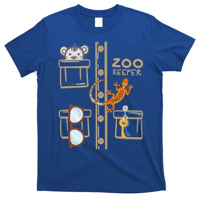 Zookeeper Costume Halloween Jungle Explorer T-Shirt